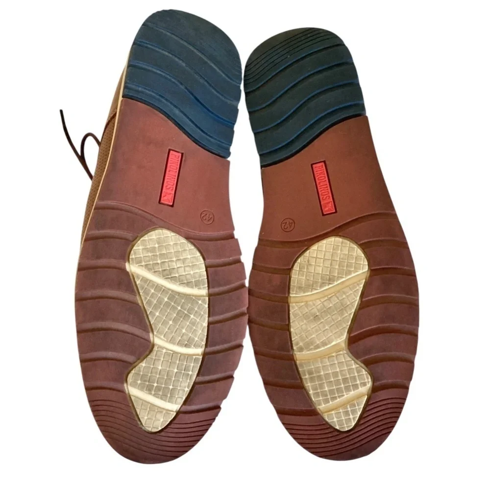 PIKOLINOS Berna Leather Oxford Shoes Size 11 Brown